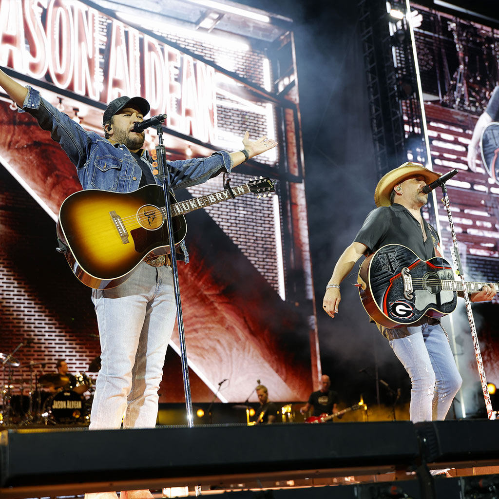 Jason Aldean and Luke Bryan